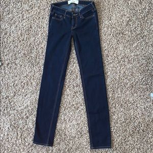 Hollister Dark Wash Straight Leg Jeans